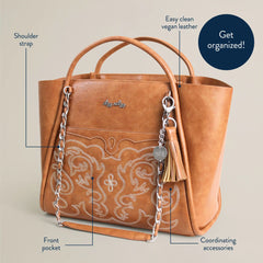 Saddle Up Cow Tote Bundle