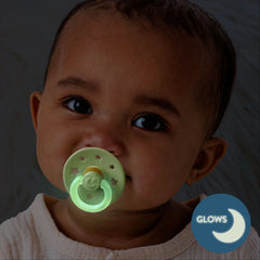 Itzy Soother™ Glow in the Dark Natural Rubber Pacifier - 0-6M